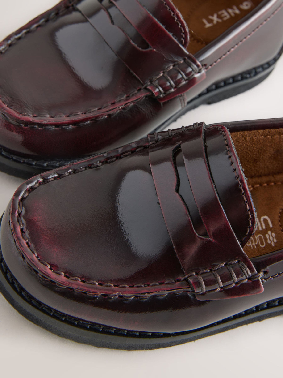 Dsiney Kidz - Burgundy Red Penny Loafers image 6