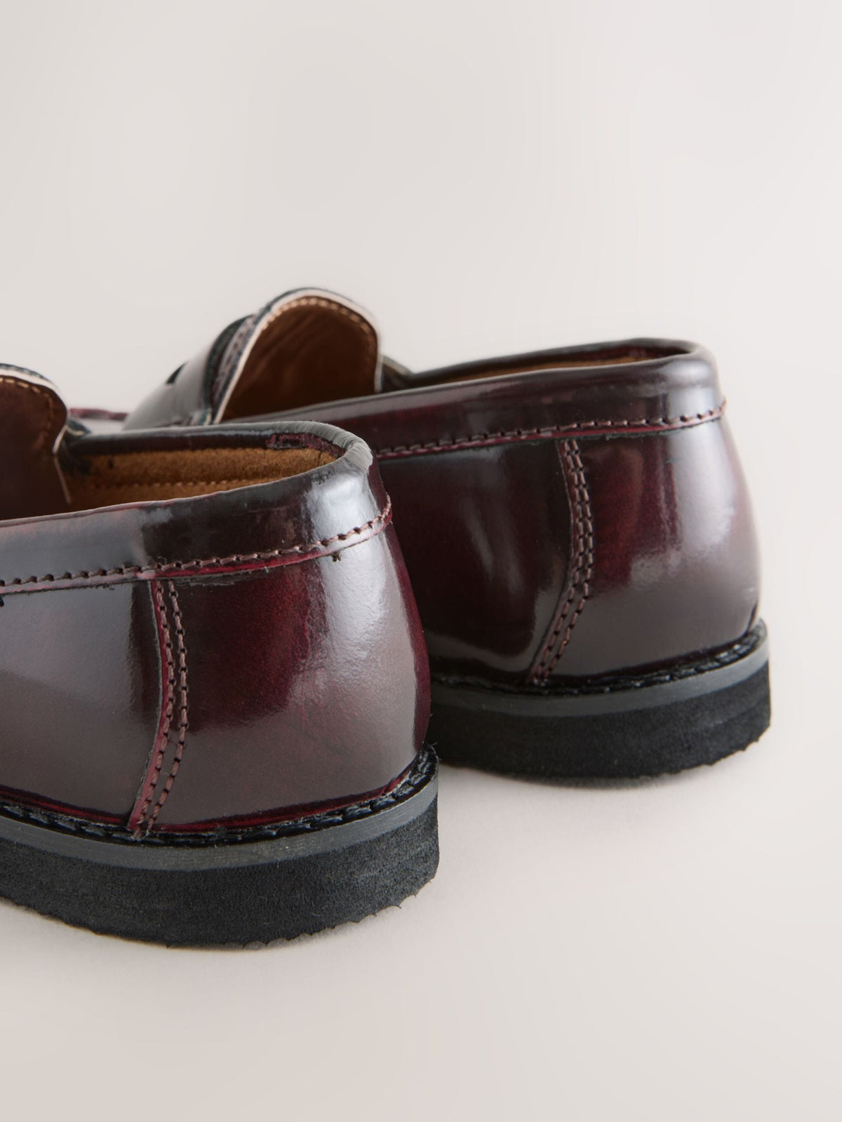 Dsiney Kidz - Burgundy Red Penny Loafers image 7