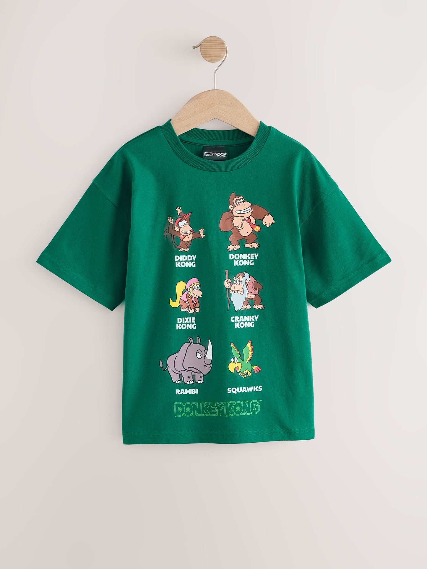Dsiney Kidz - Green Donkey Kong Mario Gaming T-Shirt (3-16yrs) image 1