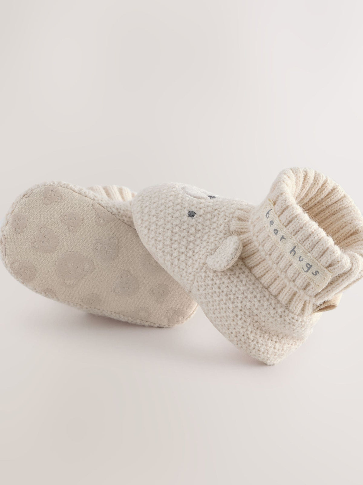 Neutral Bear Baby Sock Top Boot Shoes (0-18mths) image 5
