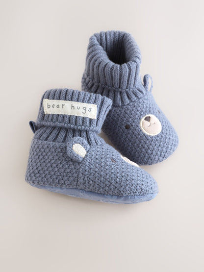 Blue Bear Baby Sock Top Boot Shoes (0-18mths) image 3