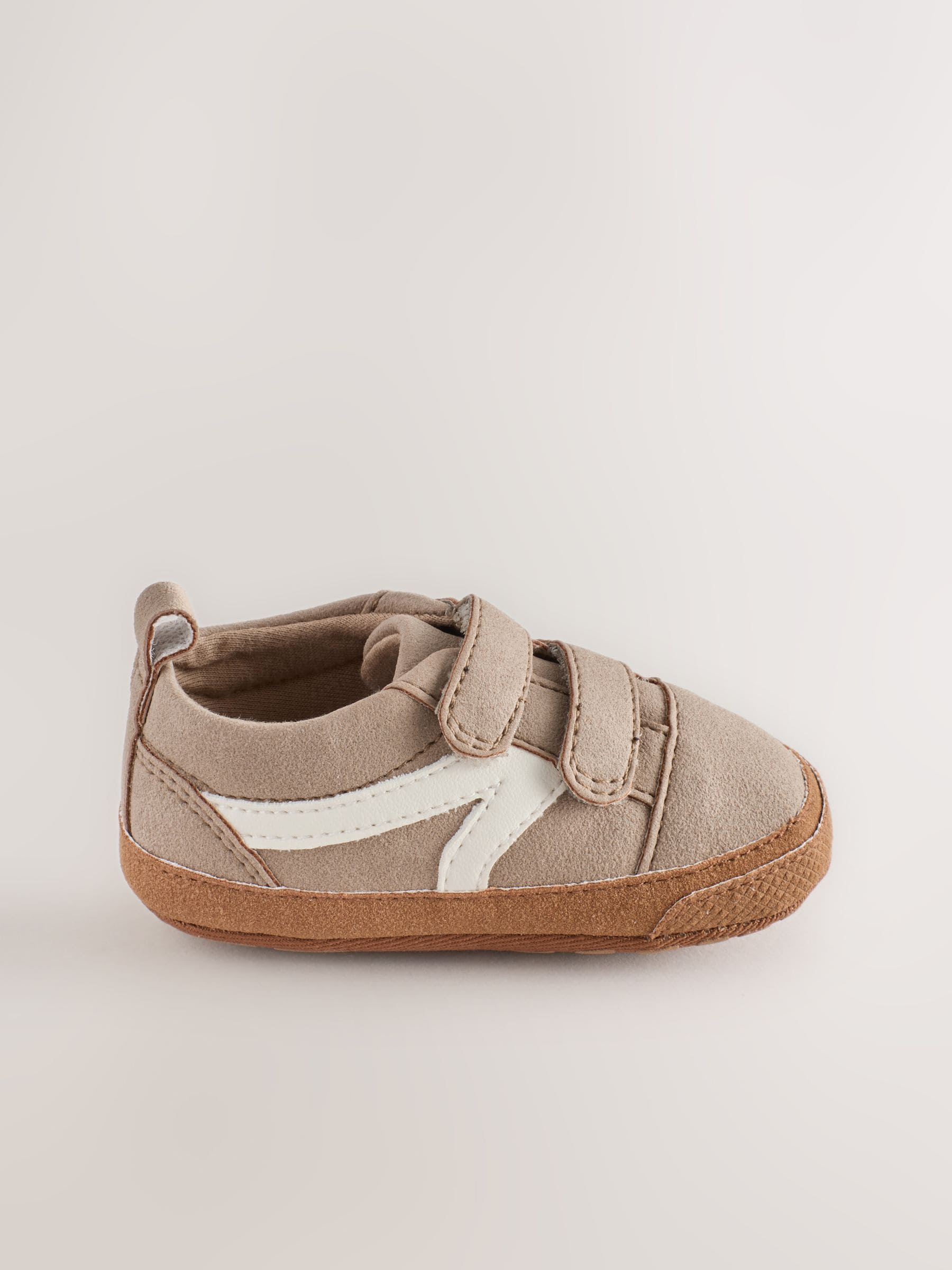 Neutral Touch Fastening Baby Trainers (0-2mths) image 2