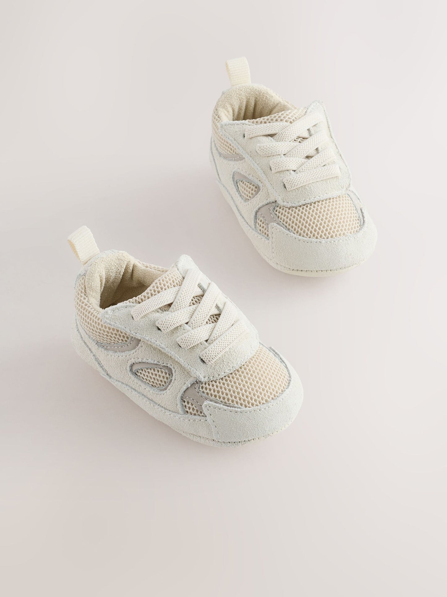 Neutral Touch Fastening Baby Trainers (0-2mths) image 1