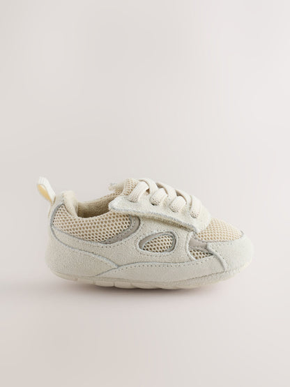 Neutral Touch Fastening Baby Trainers (0-2mths) image 2