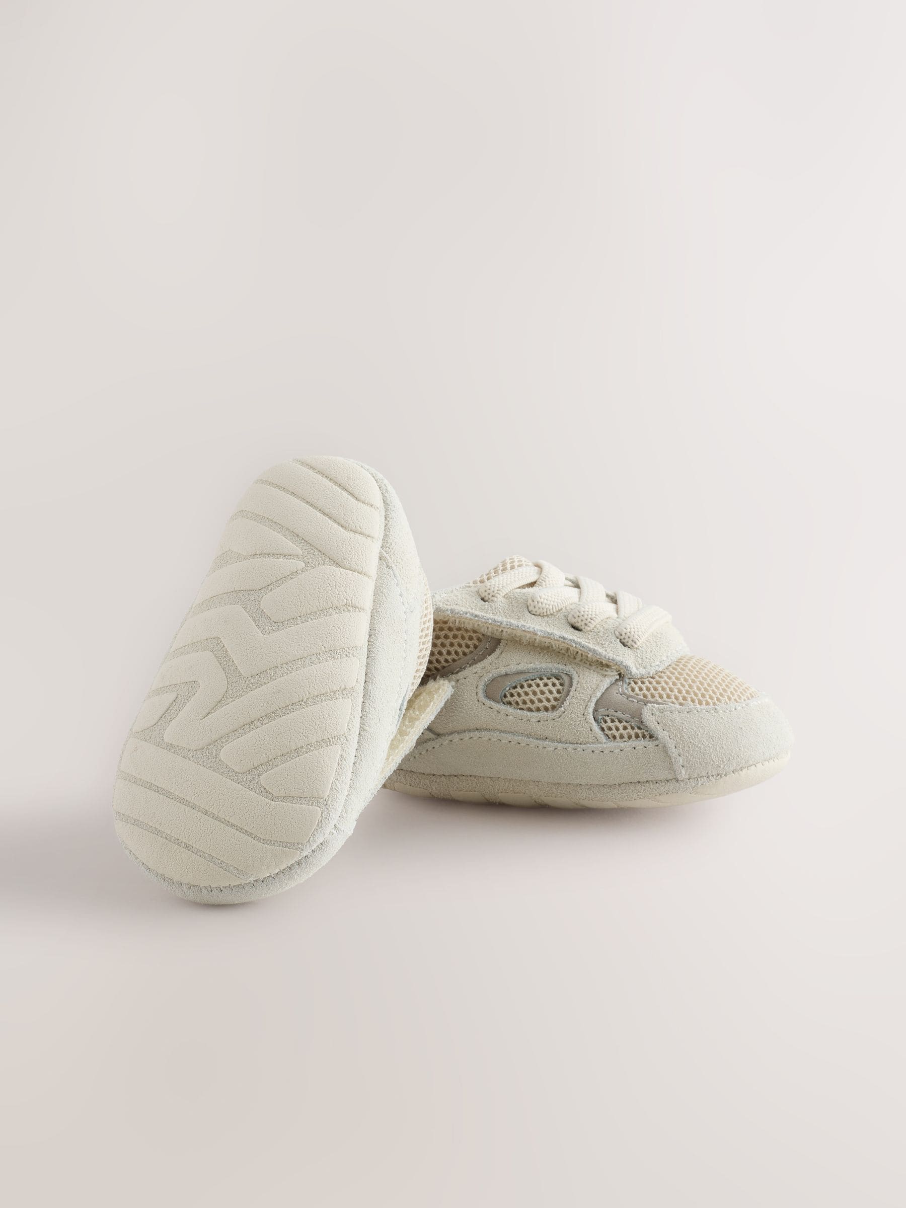 Neutral Touch Fastening Baby Trainers (0-2mths) image 3