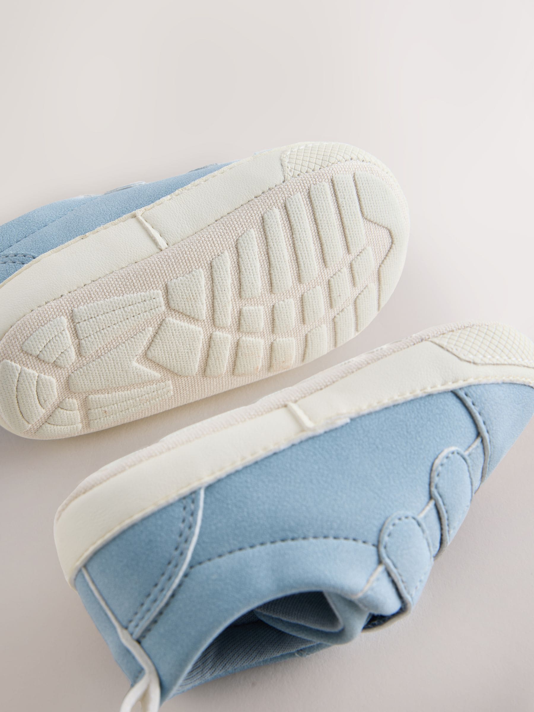 Blue Touch Fastening Baby Trainers (0-2mths) image 5