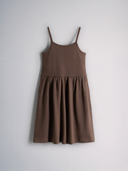 The Set 3 Pack Strappy Bowback Dresses Pink/Stripe/Brown image 7