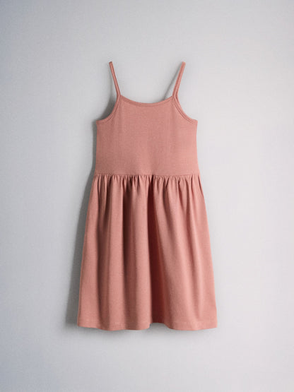 The Set 3 Pack Strappy Bowback Dresses Pink/Stripe/Brown image 8