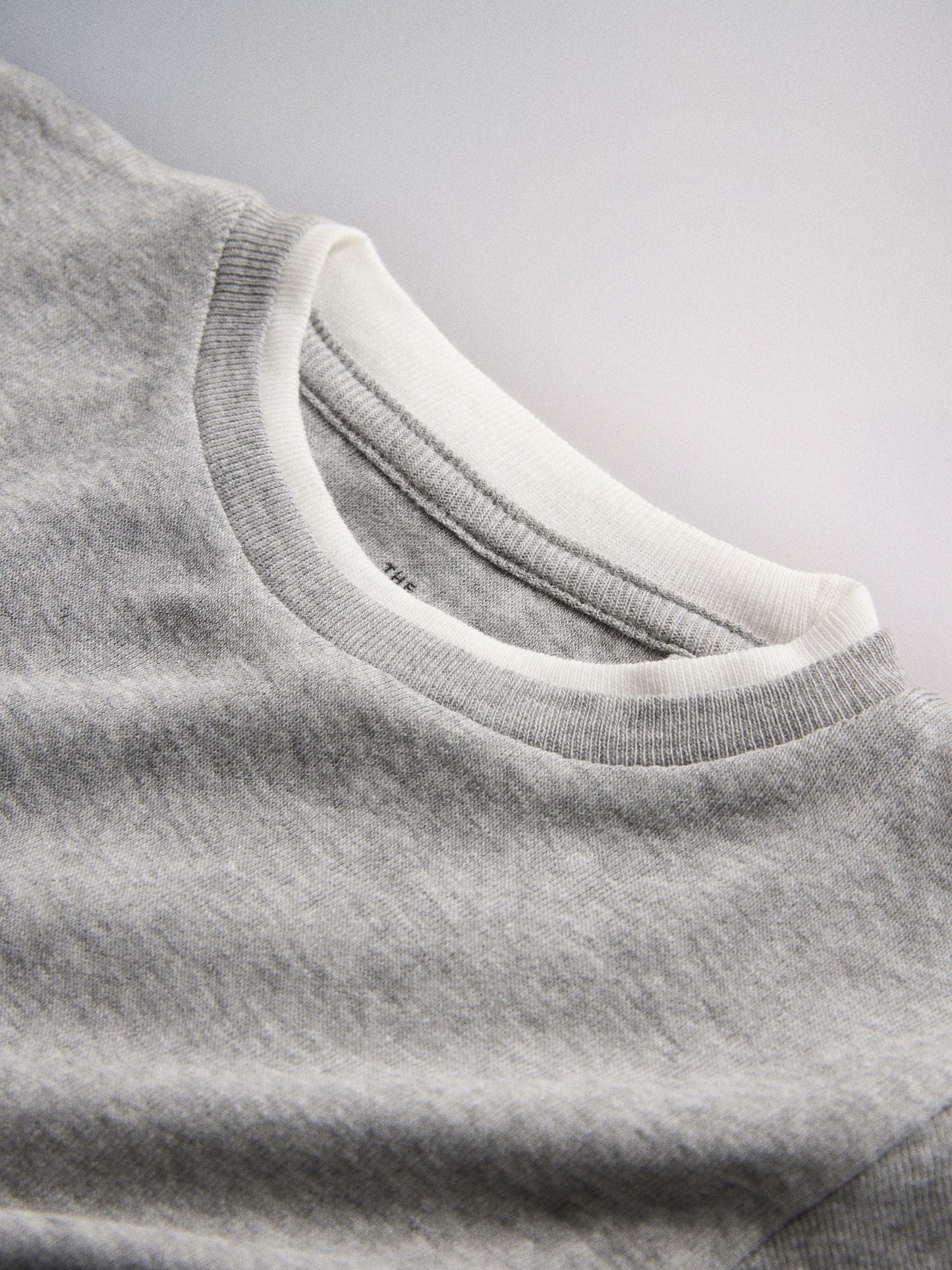 Dsiney Kidz - The Set 3 Pack Mock Layer Short Sleeve Jersey T-Shirt Grey Marl/Ecru/Pink image 5