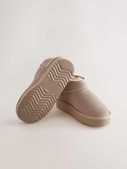 Sand Standard Fit (F) Water Repellant Suede Pull On Boots image 4