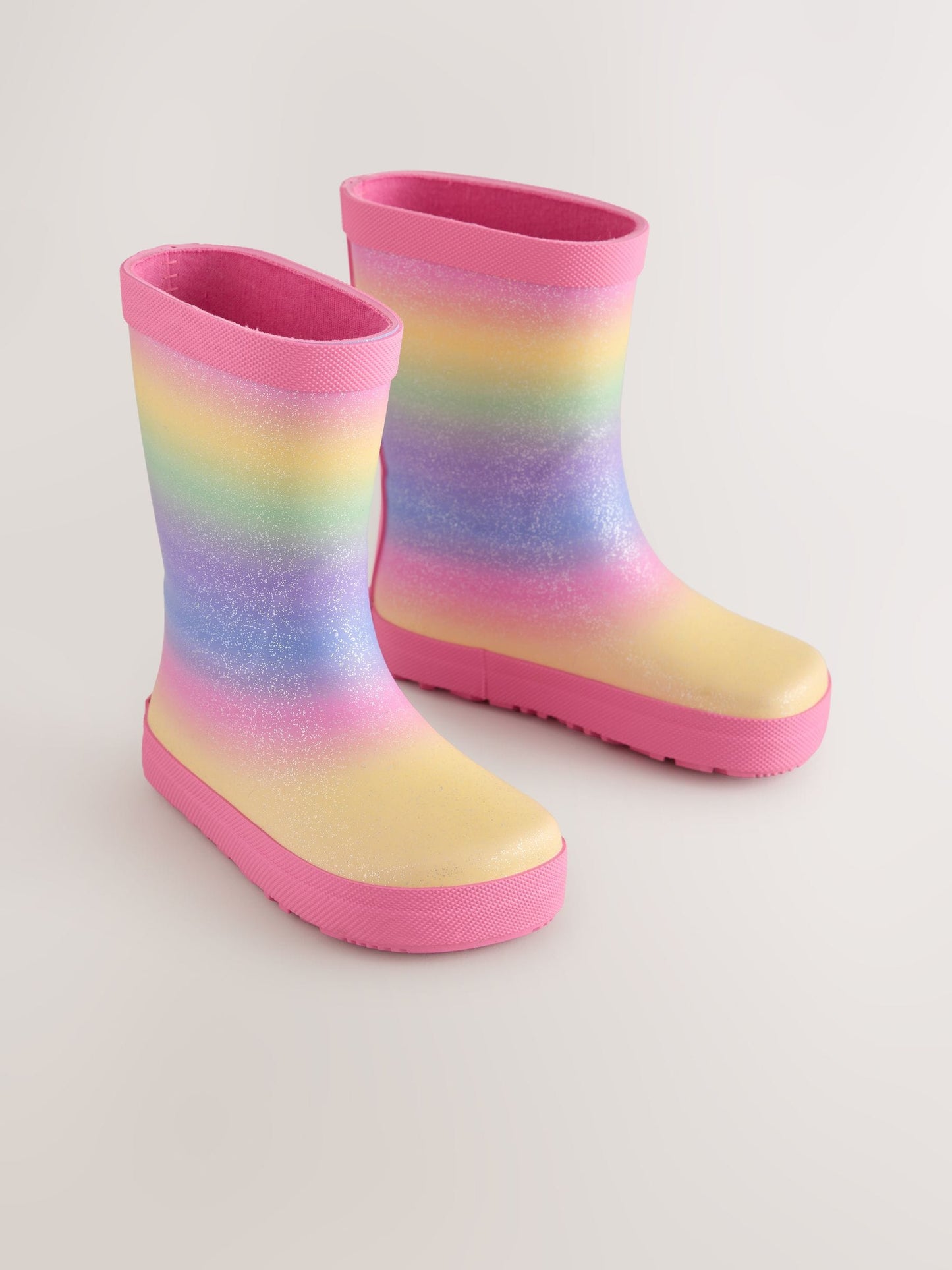 Multi Rainbow Barefoot Wellies image 1