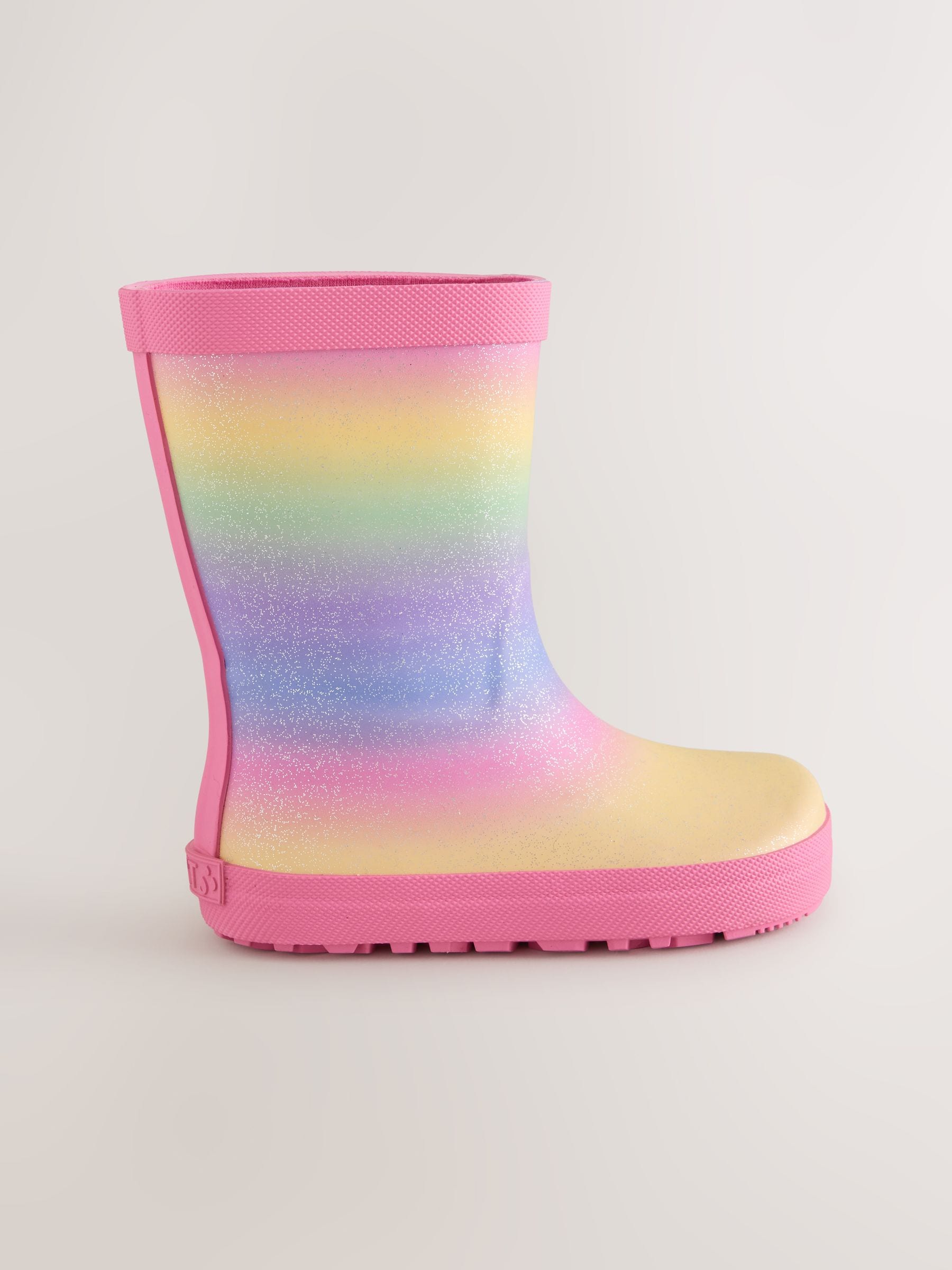 Multi Rainbow Barefoot Wellies image 3