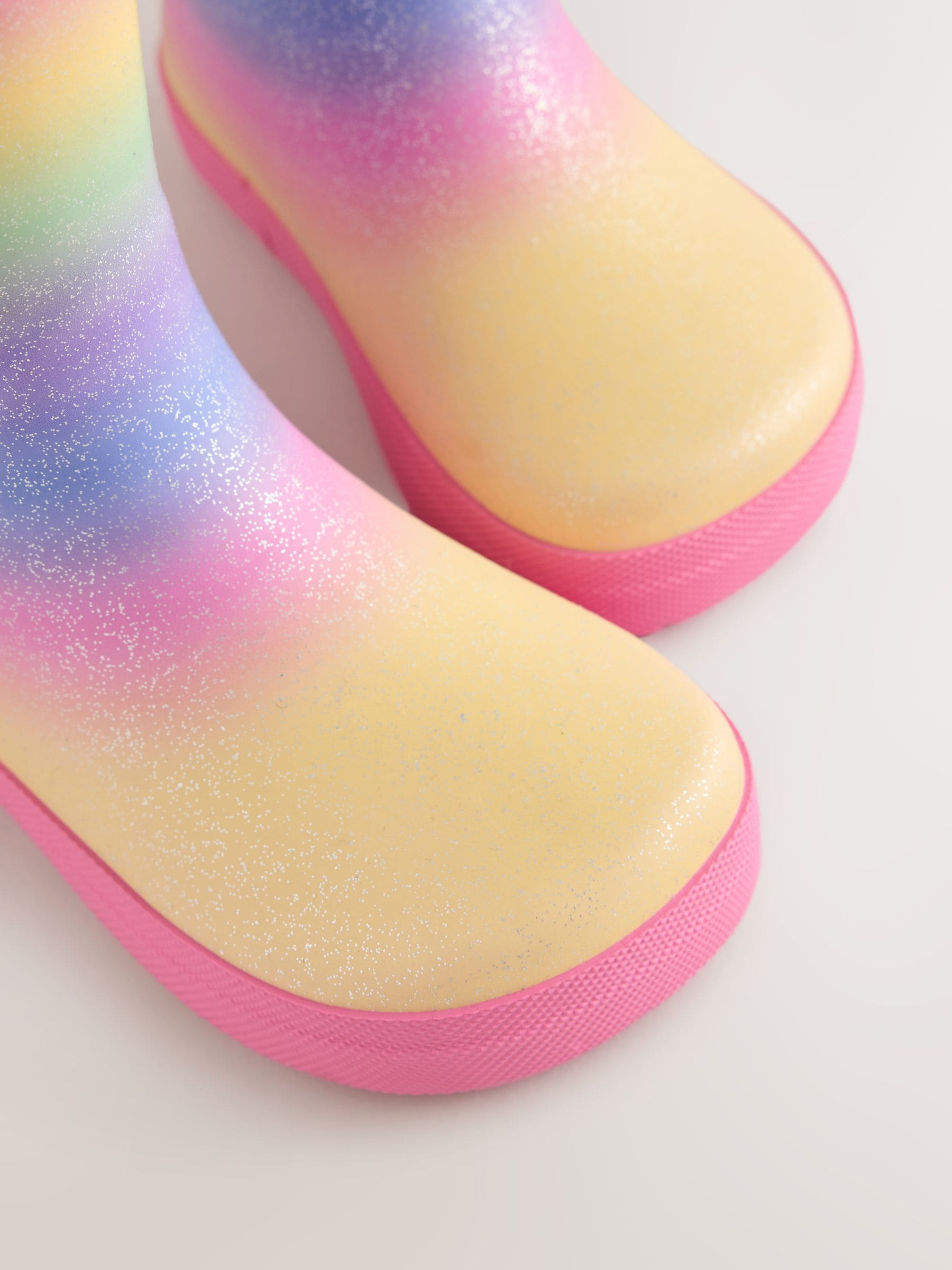 Multi Rainbow Barefoot Wellies image 4