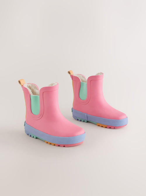 Dsiney Kidz - Pink Colourblock Chelsea Wellies image 1