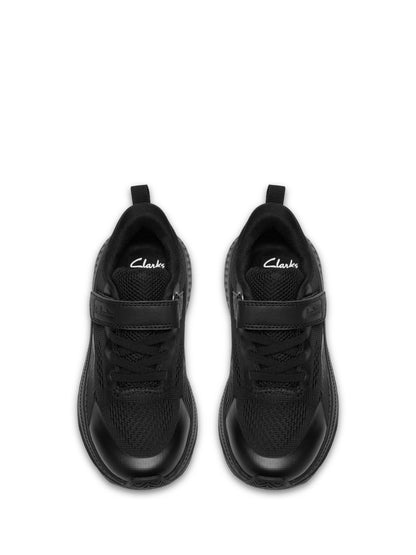 Dsiney Kidz - Clarks Black Lumen Hero Trainers image 5