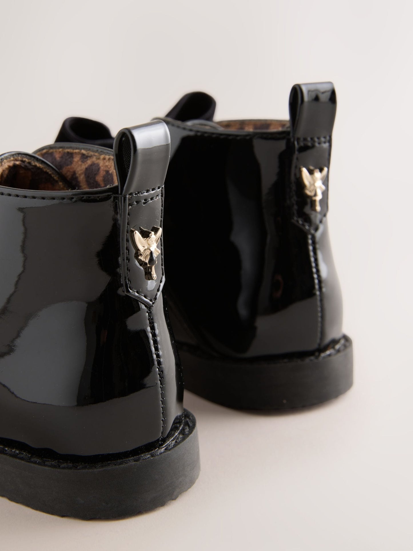 Black Bow Detail Ankle Boots image 4