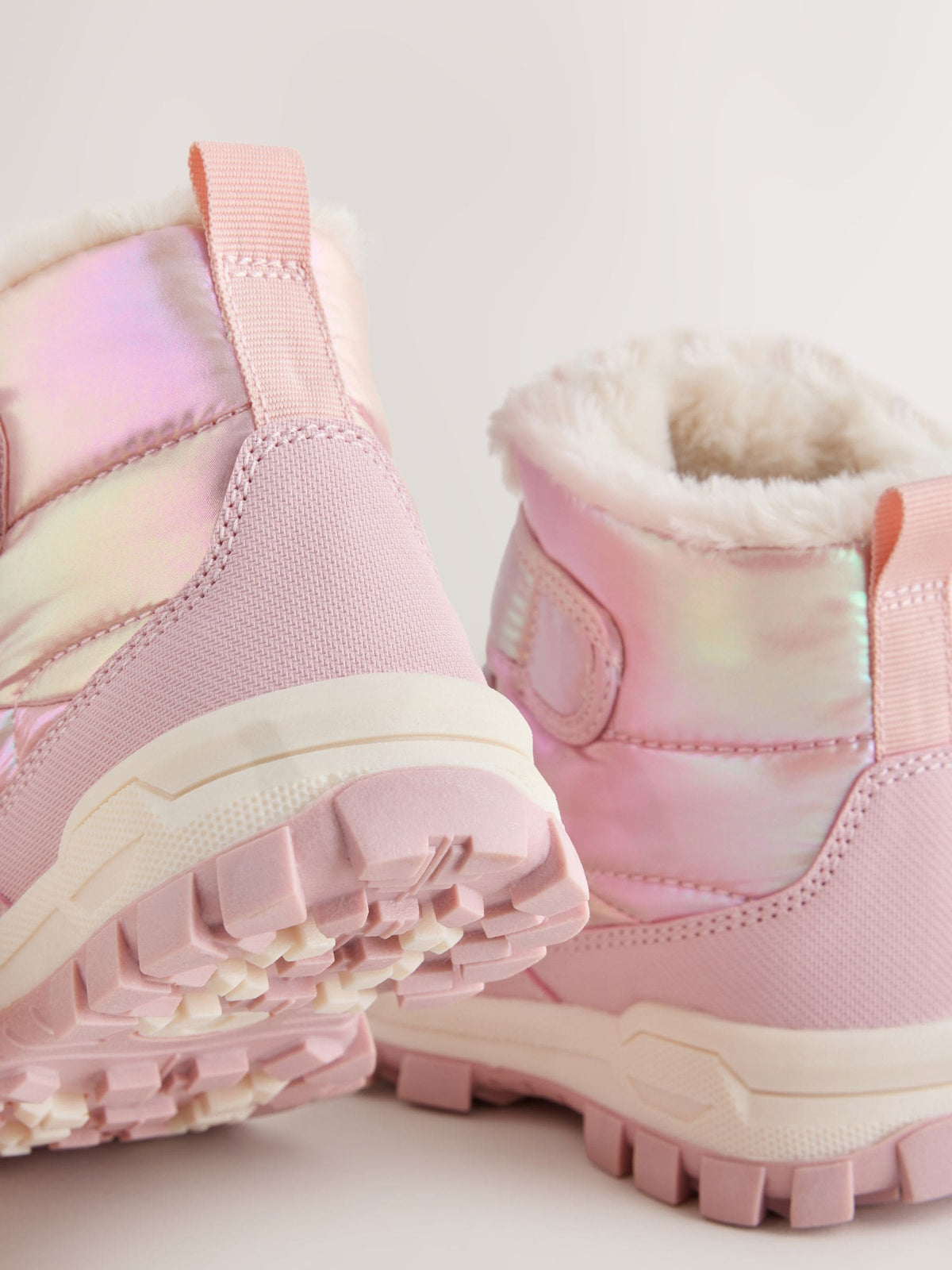 Dsiney Kidz - Pink Metallic Waterproof Touch Fastening Boots image 4