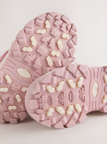 Dsiney Kidz - Pink Metallic Waterproof Touch Fastening Boots image 5