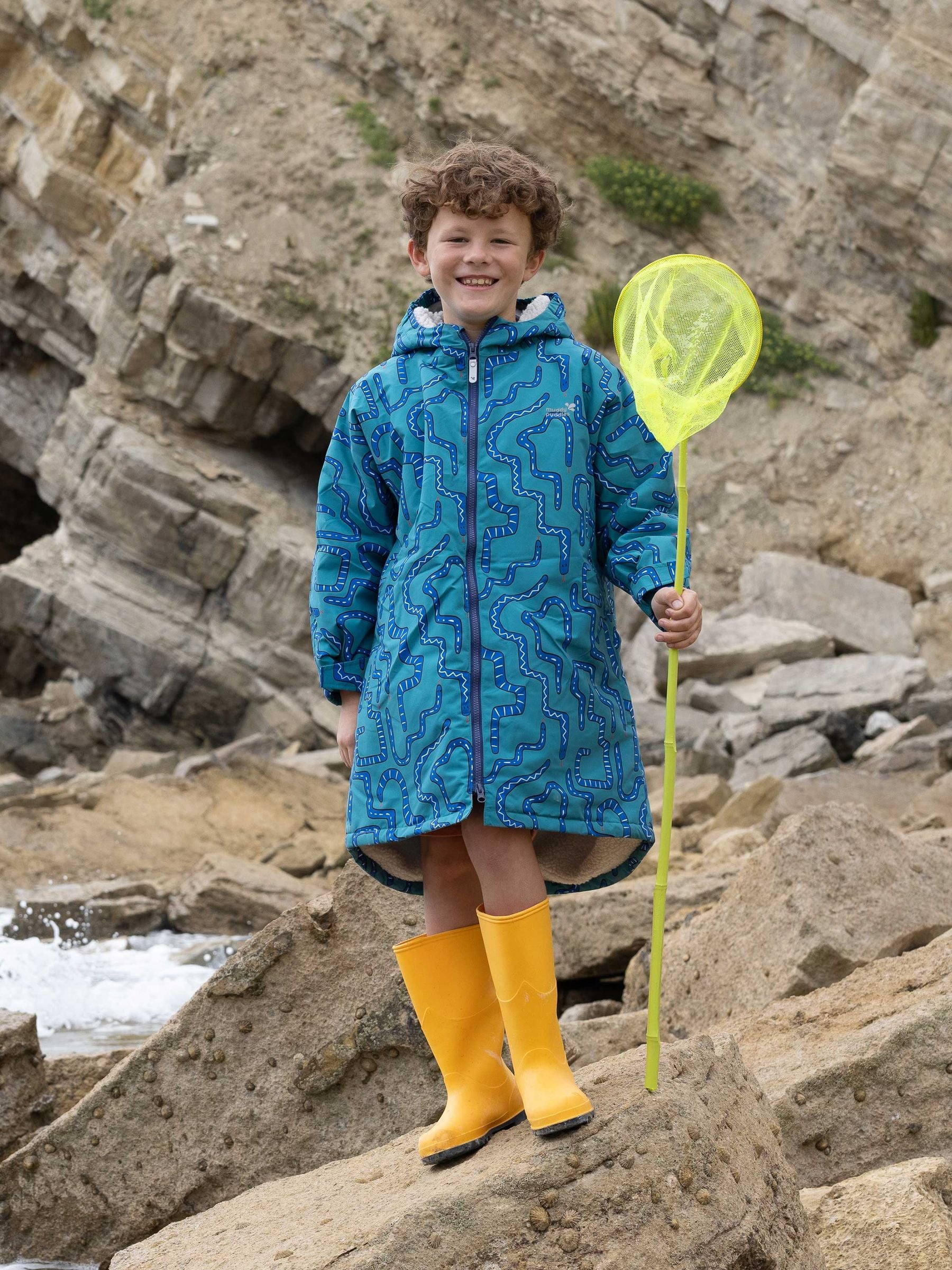 Muddy Puddles Green Waterproof Changing Robe Cover-Up image 1
