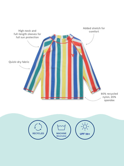 Muddy Puddles White UV Protective Rash Vest image 5