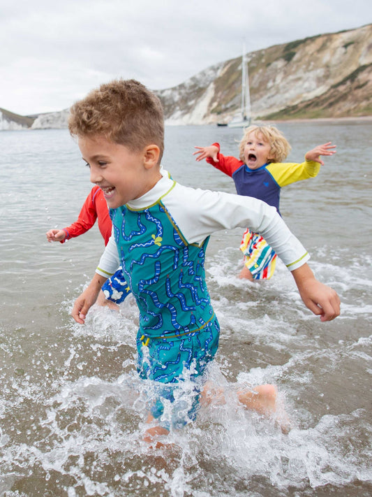Muddy Puddles Green UV Protective Rash Vest image 2