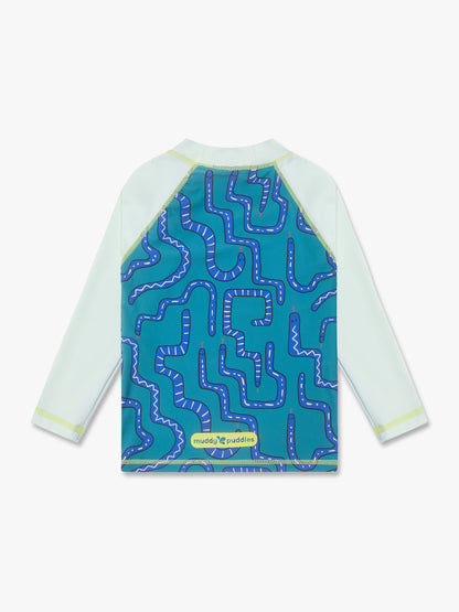 Muddy Puddles Green UV Protective Rash Vest image 4