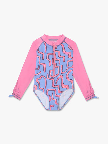 Muddy Puddles Pink UV Protective Swimsuit image 3