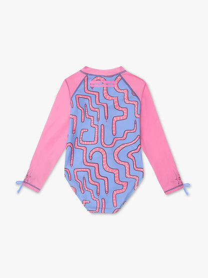 Muddy Puddles Pink UV Protective Swimsuit image 4