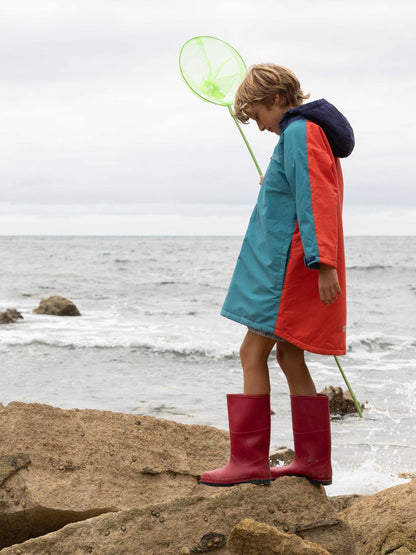 Muddy Puddles Blue Waterproof Changing Robe Cover-Up image 2