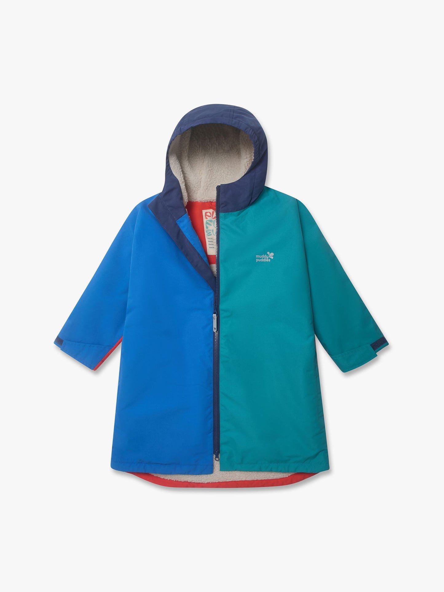 Muddy Puddles Blue Waterproof Changing Robe Cover-Up image 3