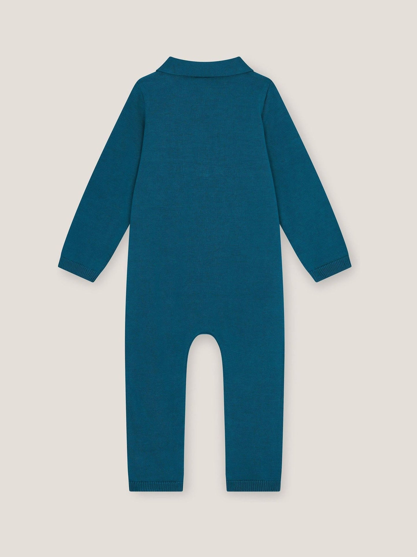 Monsoon Blue Newborn Dog Knit Romper image 2