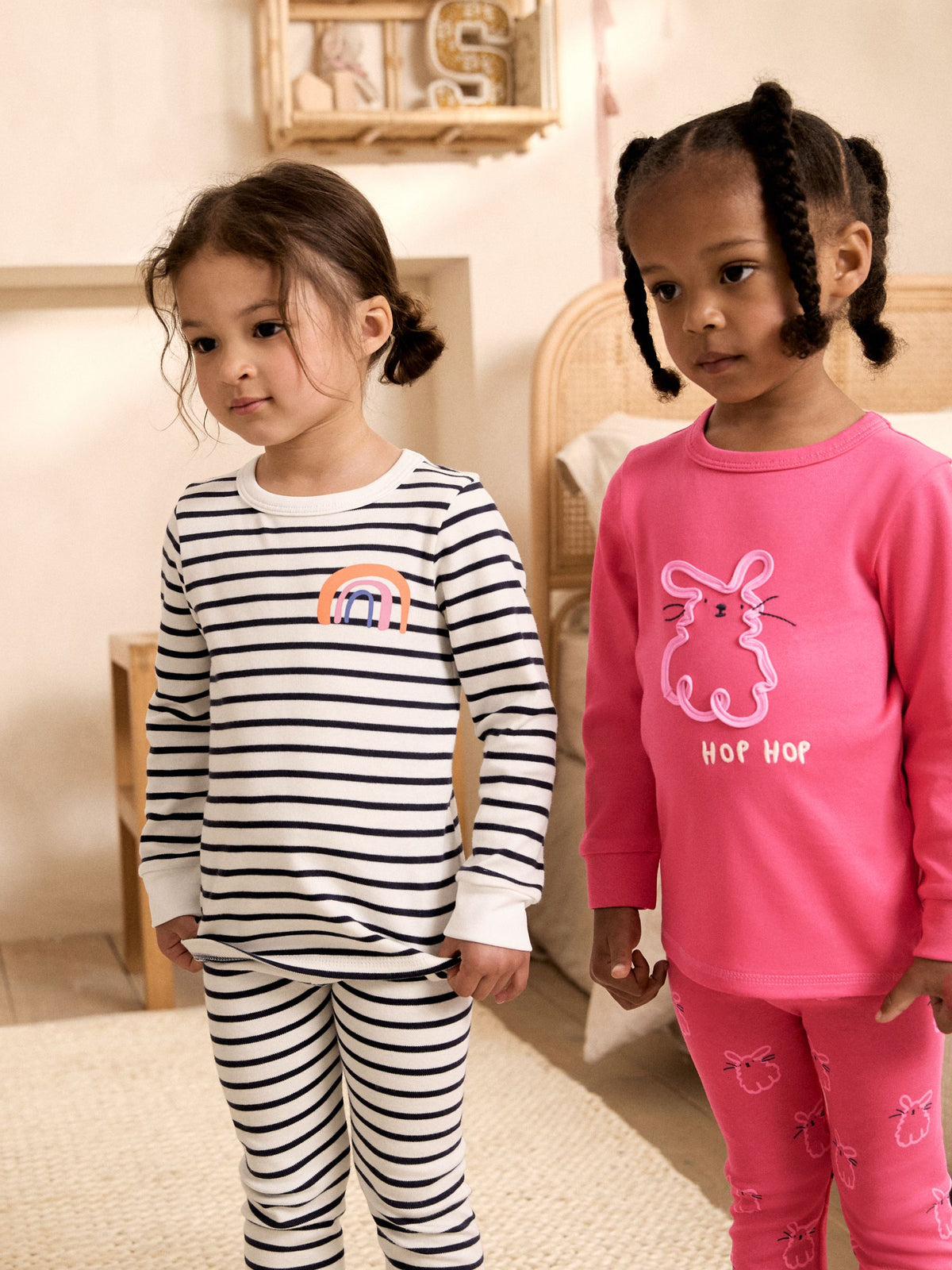 Pink/Blue Snuggle Pyjamas 3 Pack (9mths-12yrs) - image 3