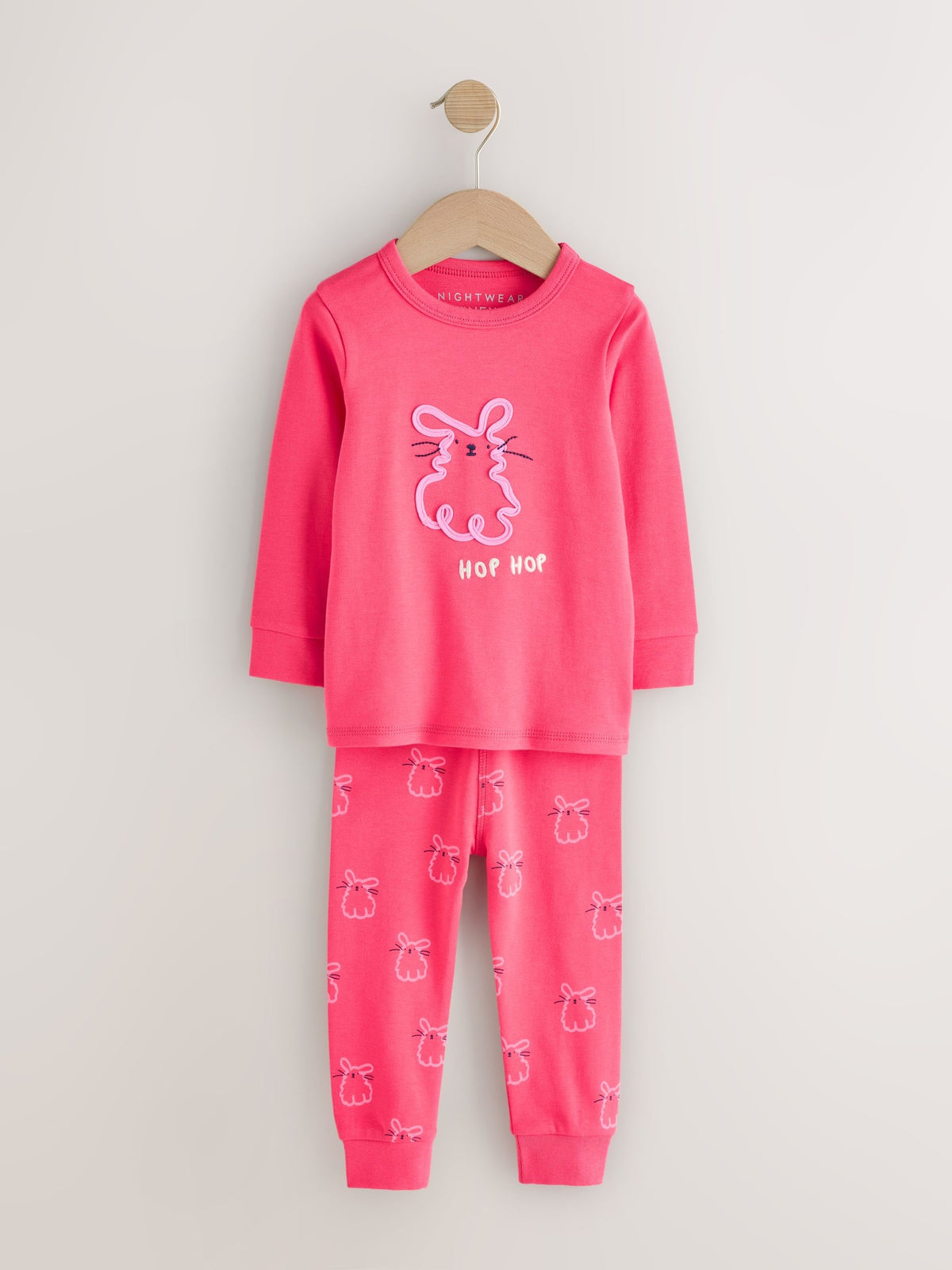 Pink/Blue Snuggle Pyjamas 3 Pack (9mths-12yrs) - image 6