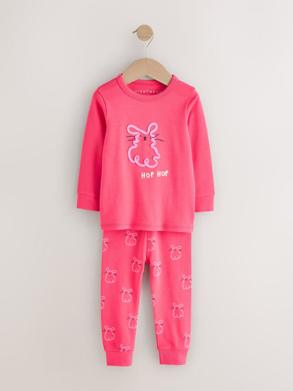 Pink/Blue Snuggle Pyjamas 3 Pack (9mths-12yrs) - image 6