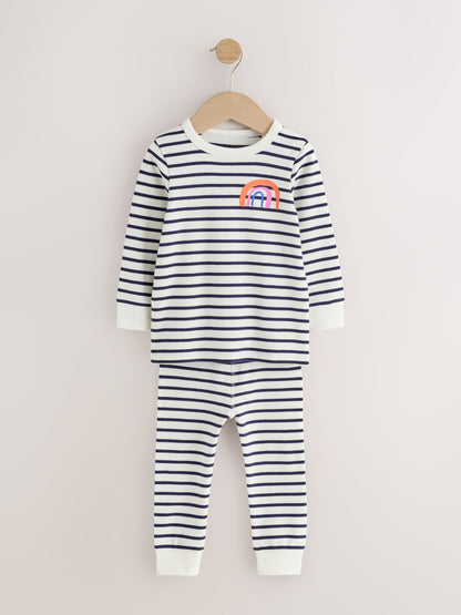 Pink/Blue Snuggle Pyjamas 3 Pack (9mths-12yrs) - image 8