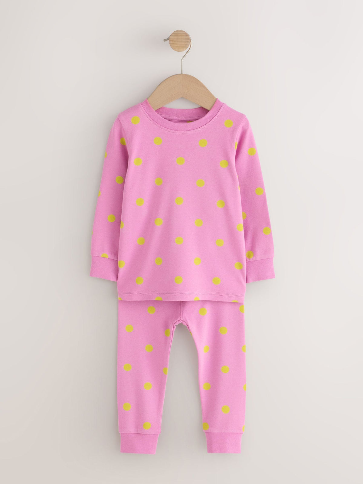 Purple and Orange Spot Snuggle Pyjamas 3 Pack (9mths-12yrs) - image 5