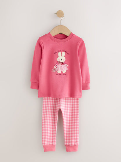 Pink Snuggle Pyjamas 3 Pack (9mths-12yrs) - image 2