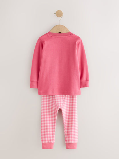 Pink Snuggle Pyjamas 3 Pack (9mths-12yrs) - image 5