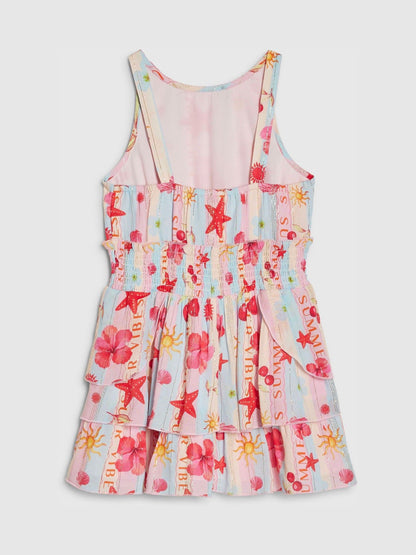River Island Pink La Mer Scalloped Sun Dress image 2