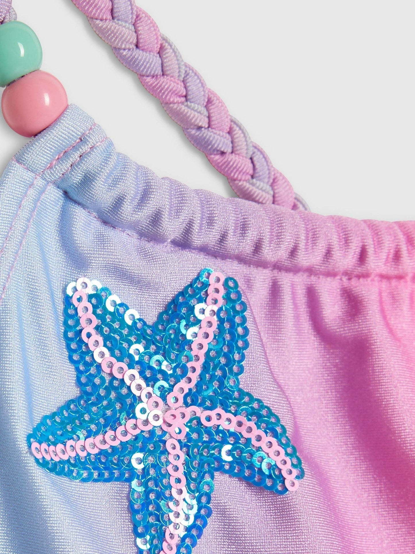 Dsiney Kidz - River Island Blue Ombre Sequin Shell Bikini image 3