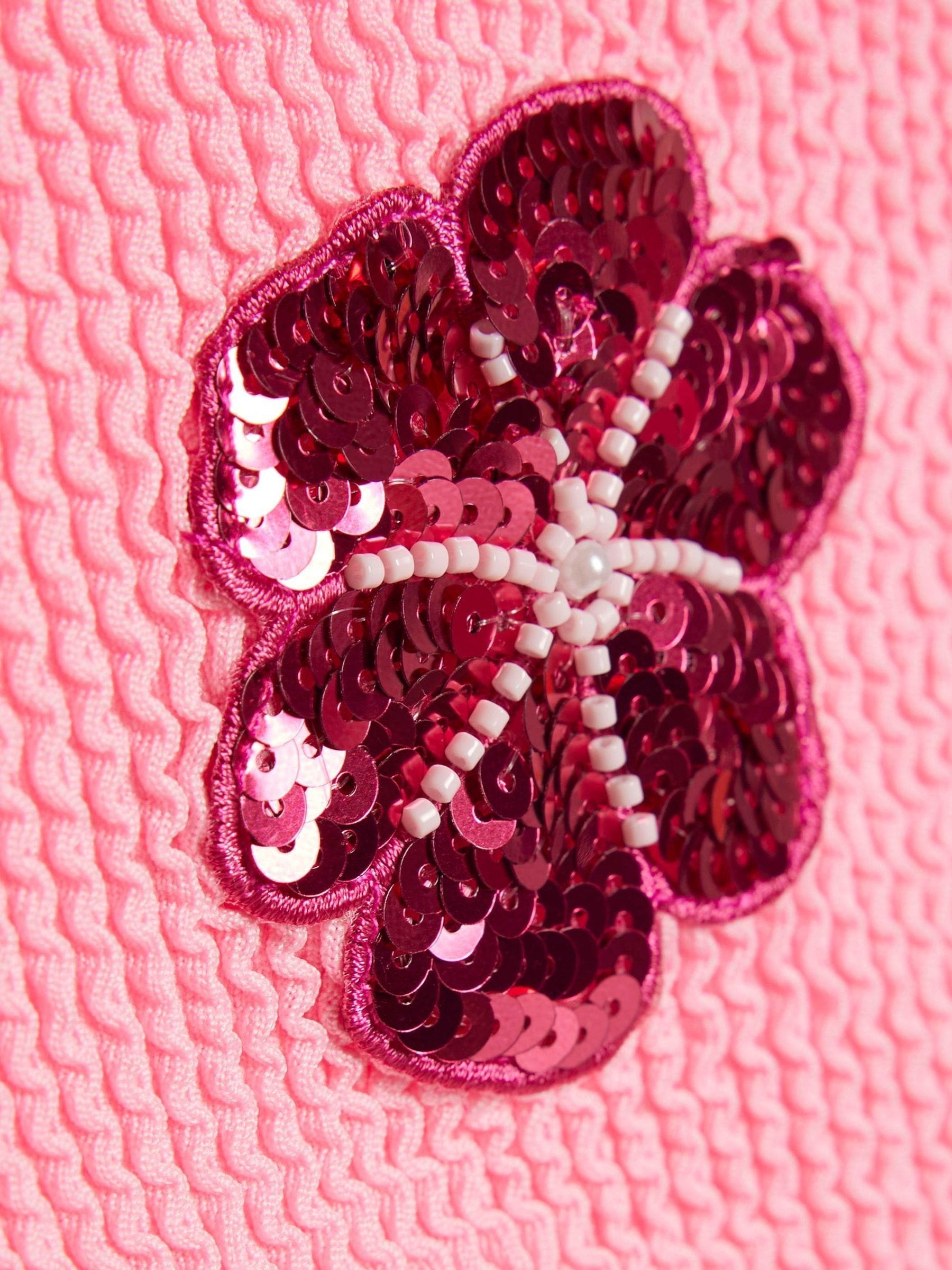 Dsiney Kidz - River Island Pink 3D Flower Bikini image 3