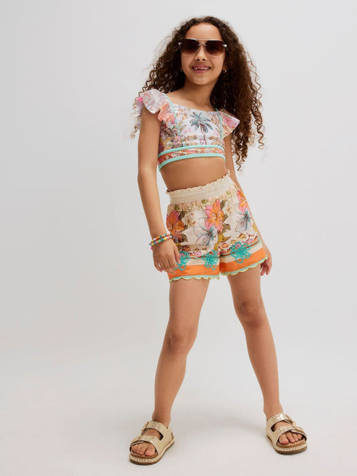 Dsiney Kidz - River Island Orange Del Maar Frill Bikini image 1