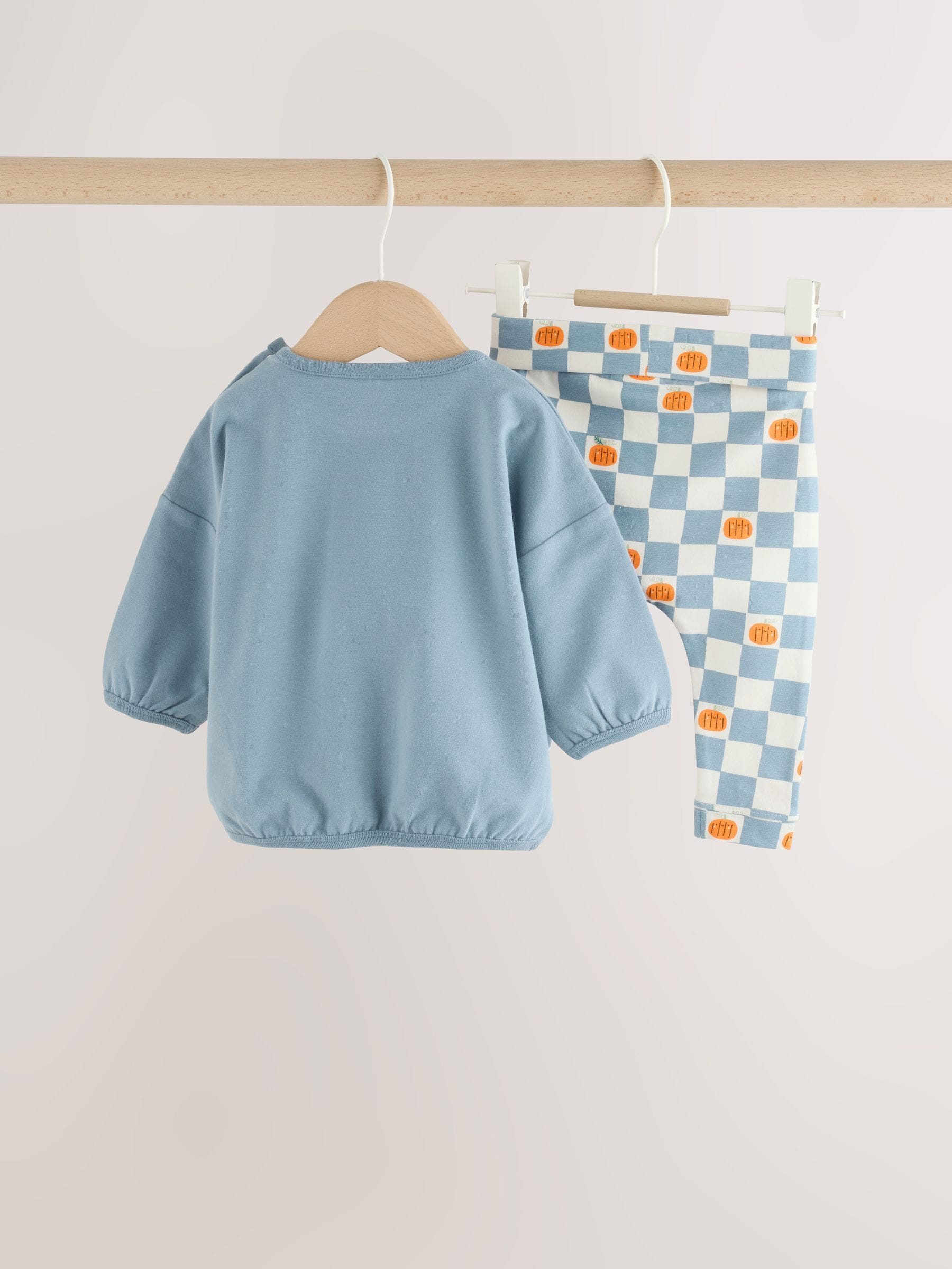 Dsiney Kidz - Blue Pumpkin Top and Legging Baby Set (0mths-2yrs) image 4