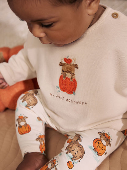 Dsiney Kidz - Neutral Hamish My First Halloween Top and Legging Baby Set (0-18mths) image 2