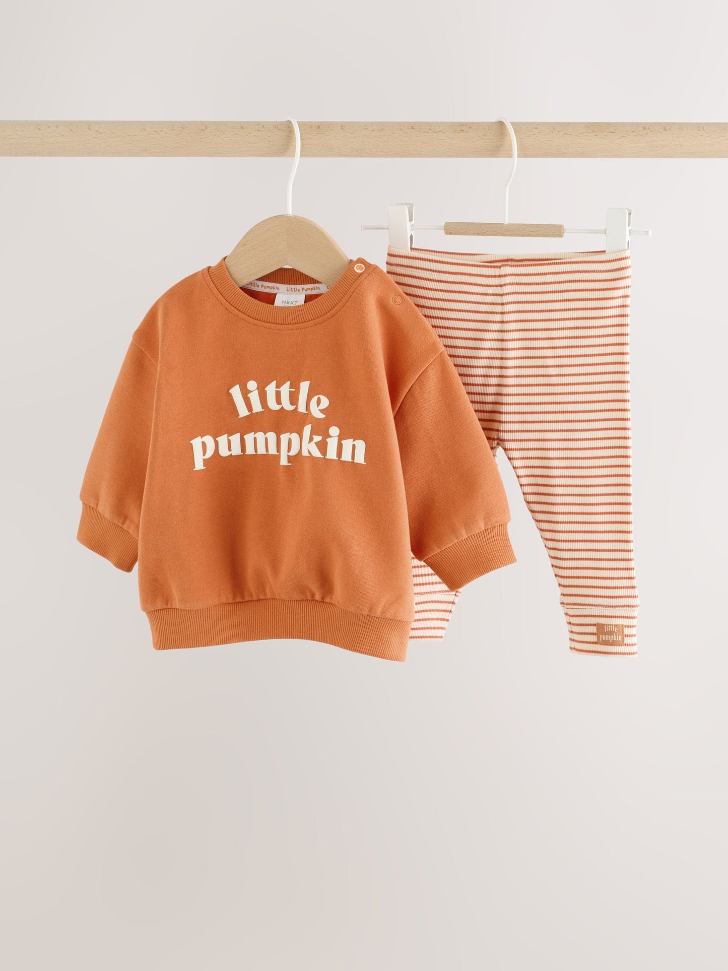 Dsiney Kidz - Orange Little Pumpkin Sweat and Legging Baby Set (0mths-2yrs) image 5