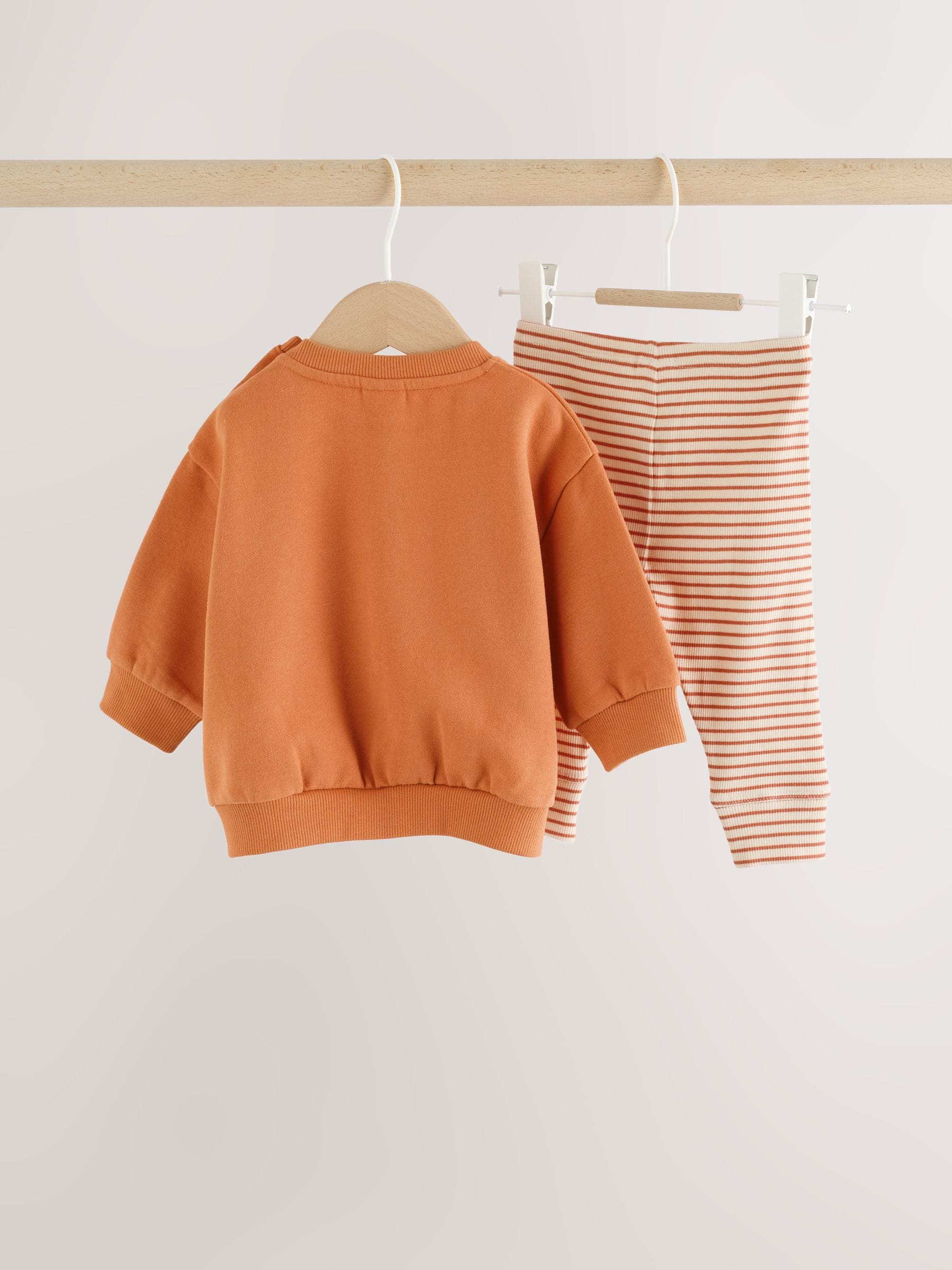 Dsiney Kidz - Orange Little Pumpkin Sweat and Legging Baby Set (0mths-2yrs) image 6