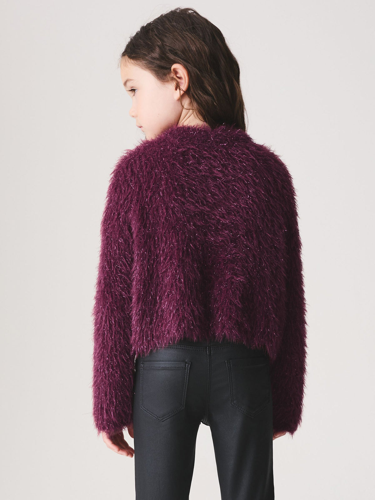 Red Tinsel Fluffy Jumper (3-16yrs) - image 3