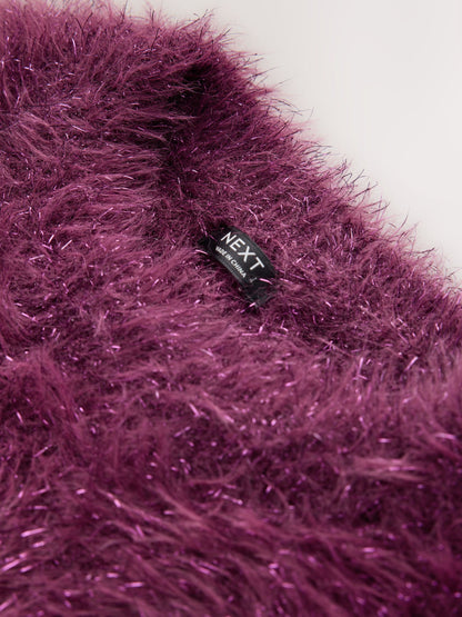 Red Tinsel Fluffy Jumper (3-16yrs) - image 7