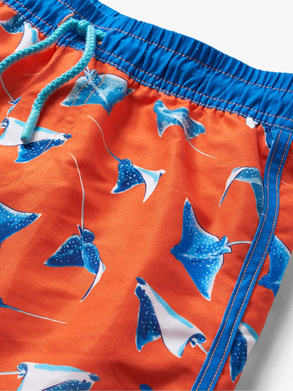 Hatley Orange Sting Rays Swim Shorts image 3