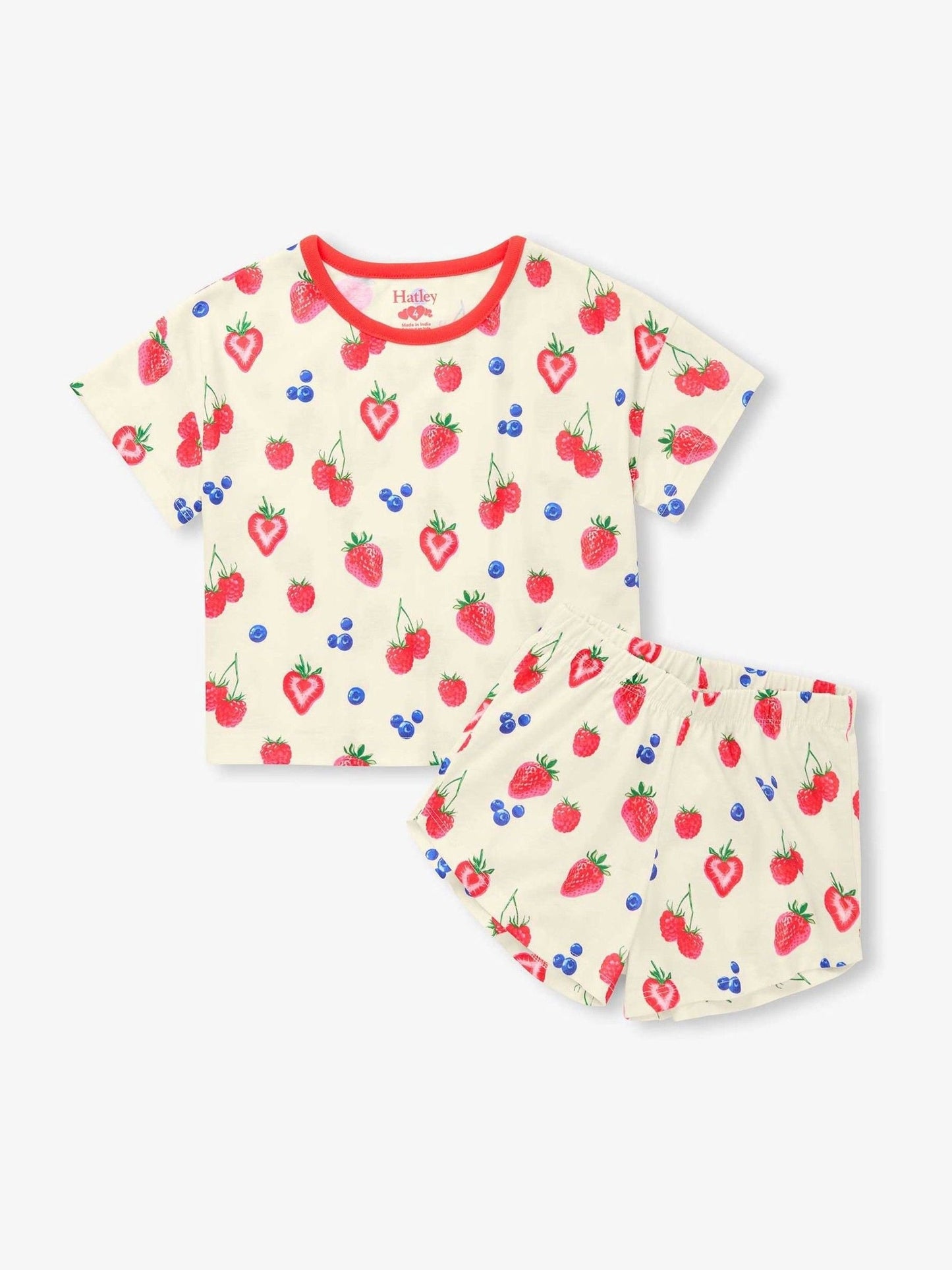 Hatley Natural Summer Berries Short Sleep Set image 1